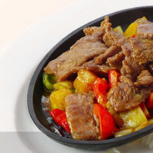 Beef with Singapore curry sauce / with red curry - Restaurant PM