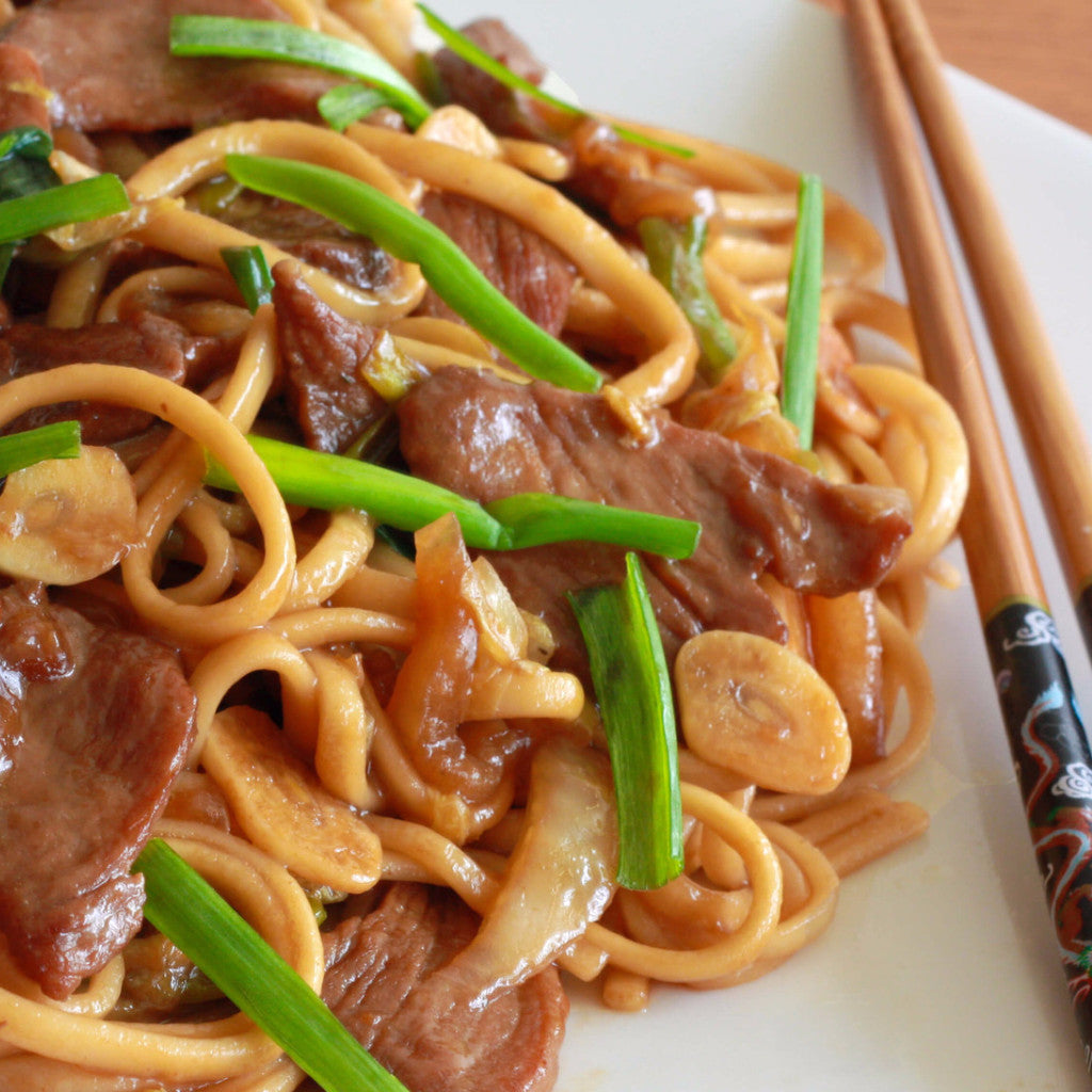Shanghai Udon noodles with soy sauce - Restaurant PM