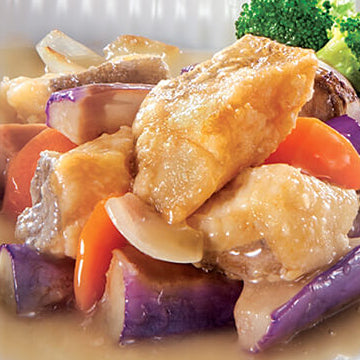 G0.Filet De Poisson Avec Sauce Au Maïs Doux