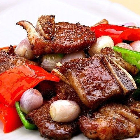 Grilled beef short ribs in Maggi sauce - Restaurant PM