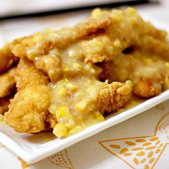 Fish Fillet With Sweet Corn Sauce - Restaurant PM