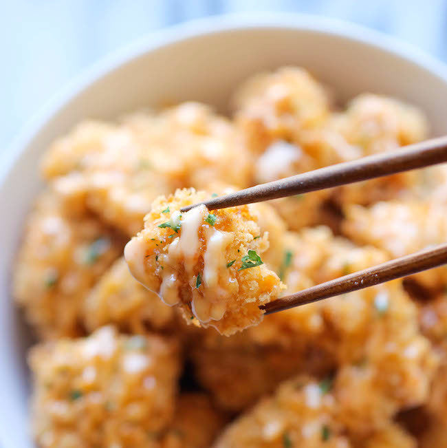 Fried chicken in mayonnaise sauce - Restaurant PM