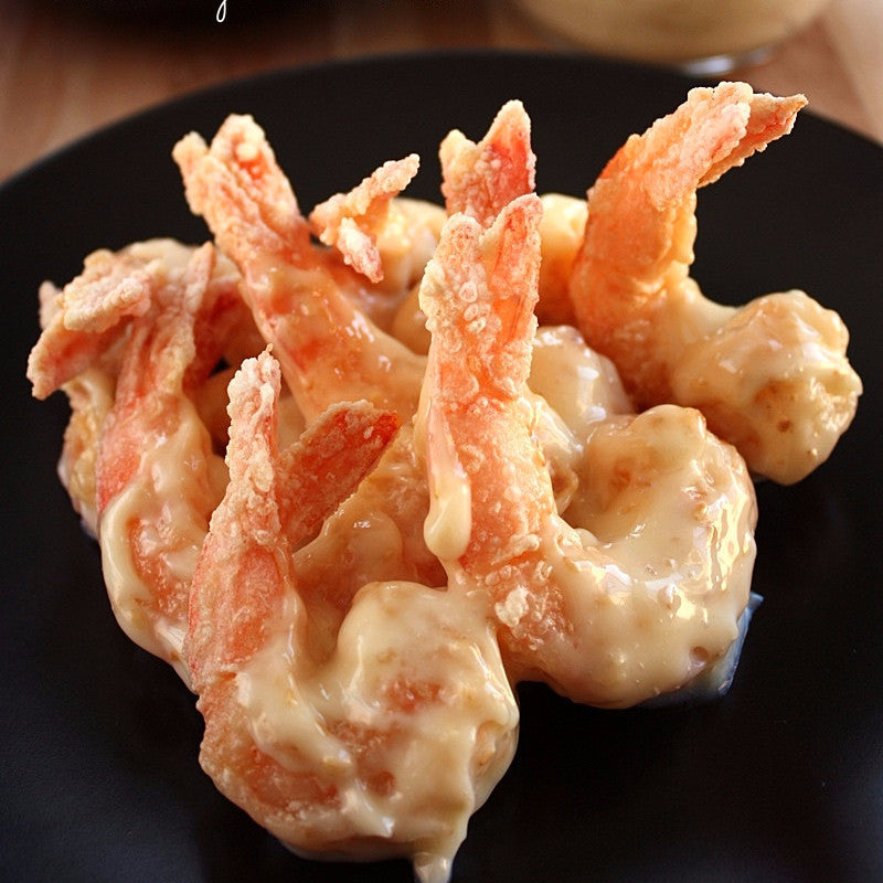 Shrimps in mayonnaise sauce - Restaurant PM