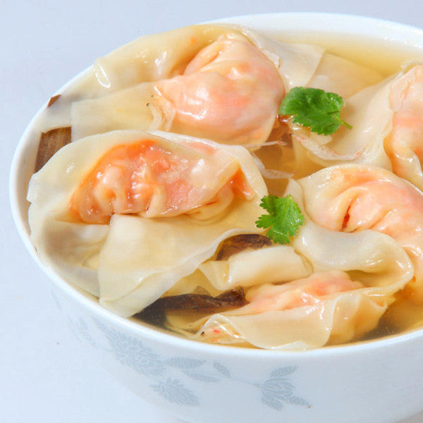Jumbo Won Ton soup with shrimp and pork - Restaurant PM