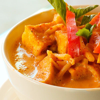 Red curry fried tofu - Restaurant PM
