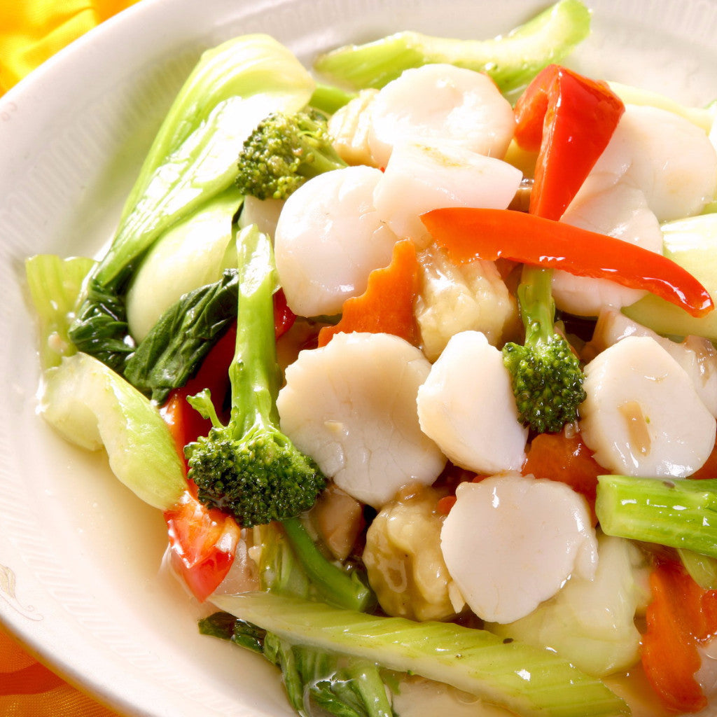 Scallops with mixed vegetables - Restaurant PM
