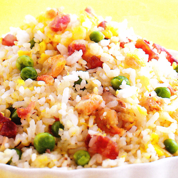 Yeung Chow fried rice with shrimp, chicken and pork - Restaurant PM