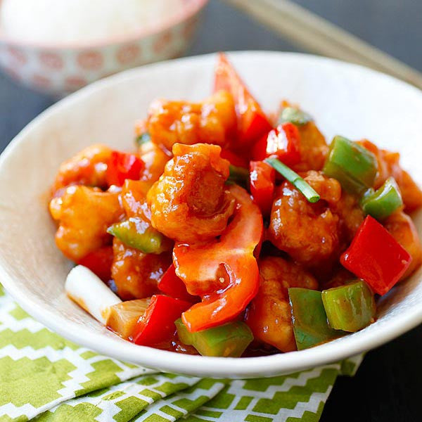Sweet & sour pork with pineapple - Restaurant PM